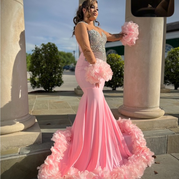 & Other Stories Pink Maxi Dress - Picture 1 of 3